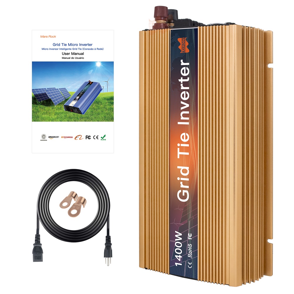 1400W 10.5 - 50VDC to AC90 - 1 - Micro Inverter 1400W Solar Grid Tie ulasan dan harga